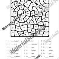 8 Rechenmalblätter zum Sommer: Kleines Einmaleins (Vorschau 03)