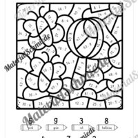 8 Rechenmalblätter zum Sommer im Zahlenraum bis 1.000 (Vorschau 07)