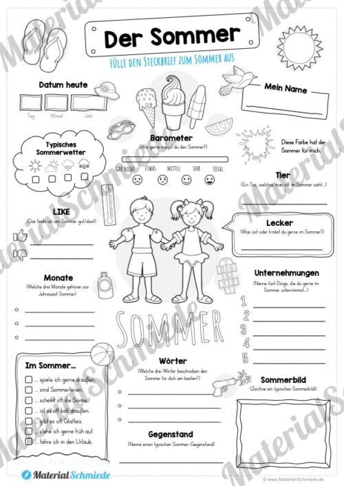 Steckbrief Sommer (Vorschau)
