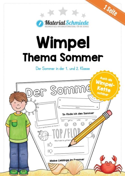 Wimpel / Wimpelkette Sommer