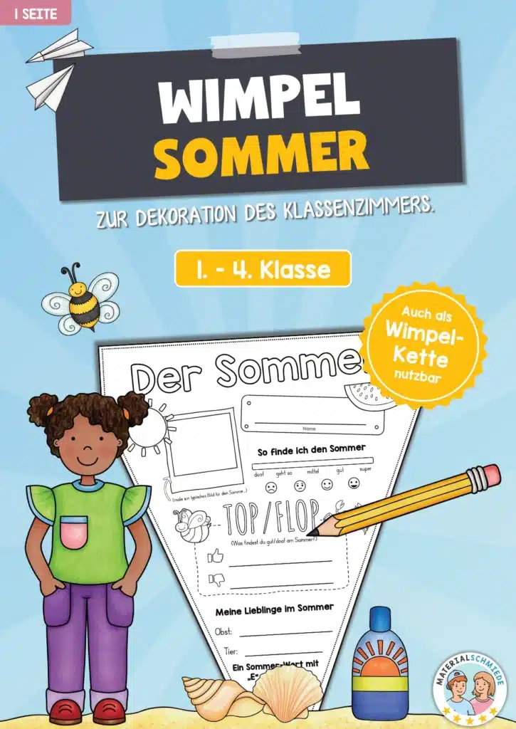 Wimpel / Wimpelkette Sommer