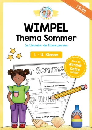 Sommer: Wimpel / Wimpelkette