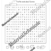 Arbeitsheft Sommer/Summer auf Englisch (Arbeitsblatt 08)