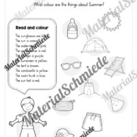 Arbeitsheft Sommer/Summer auf Englisch (Arbeitsblatt 13)