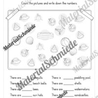 Arbeitsheft Sommer/Summer auf Englisch (Arbeitsblatt 17)