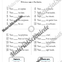 Arbeitsheft Sommer/Summer auf Englisch (Arbeitsblatt 18)