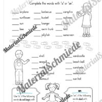 Arbeitsheft Sommer/Summer auf Englisch (Arbeitsblatt 19)