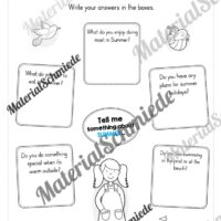 Arbeitsheft Sommer/Summer auf Englisch (Arbeitsblatt 20)