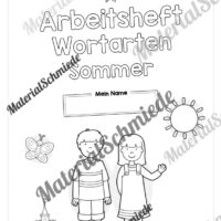 Arbeitsheft Wortarten - Thema Sommer (Arbeitsblatt 01)