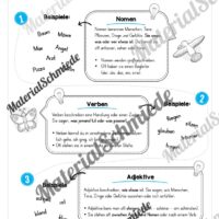 Arbeitsheft Wortarten - Thema Sommer (Arbeitsblatt 02)