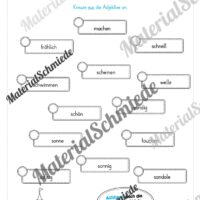 Arbeitsheft Wortarten - Thema Sommer (Arbeitsblatt 12)
