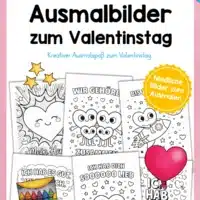Kostenlose Ausmalbilder zum Valentinstag