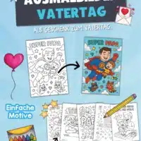 Kostenlose Ausmalbilder zum Vatertag