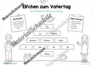 Elfchen zum Vatertag (Beispiel)