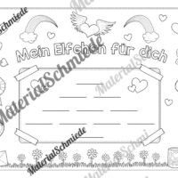 Elfchen zum Vatertag (Vorlage 2)