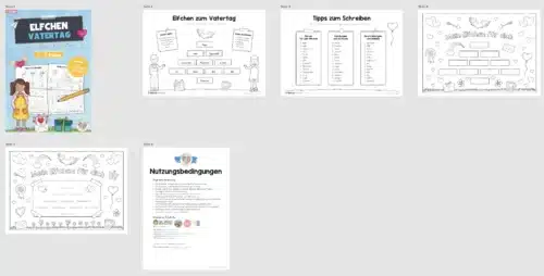 Elfchen zum Vatertag schreiben (Überblick)