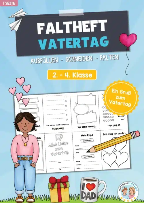 Faltheft zum Vatertag