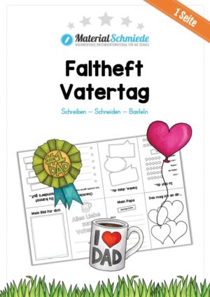 Vatertag Faltheft