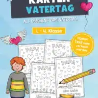 Kostenlose Karten zum Vatertag zum Ausmalen