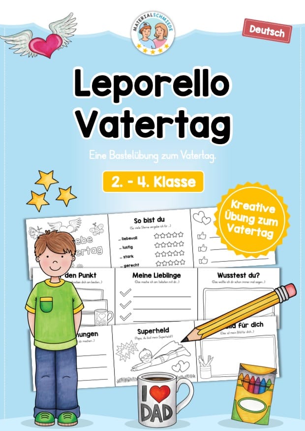 Leporello zum Vatertag