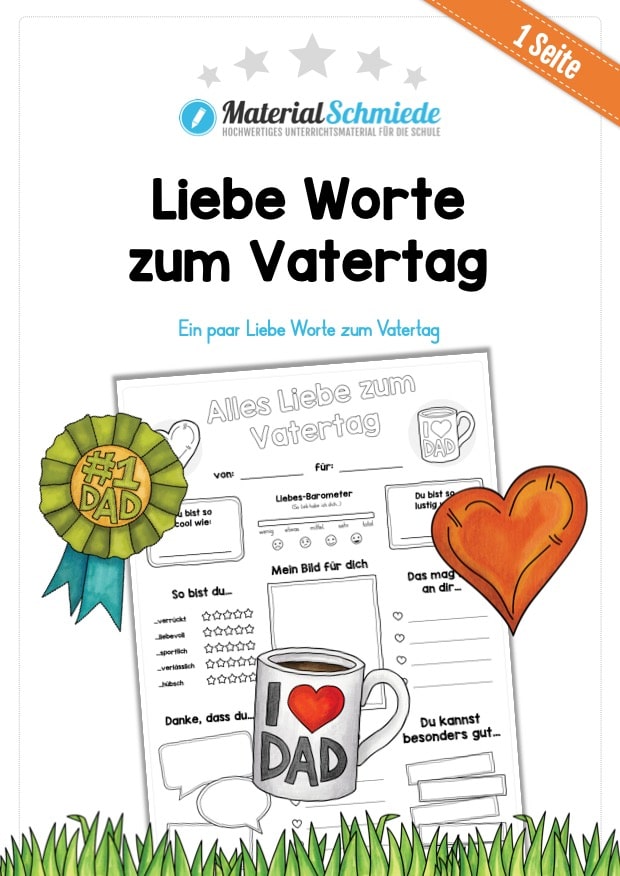 Liebe Worte zum Vatertag