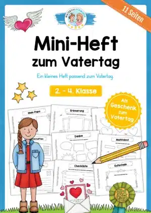 Mini-Heft zum Vatertag (2. - 4. Klasse)