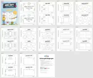 Mini-Heftchen zum Vatertag (11 Seiten) – Überblick