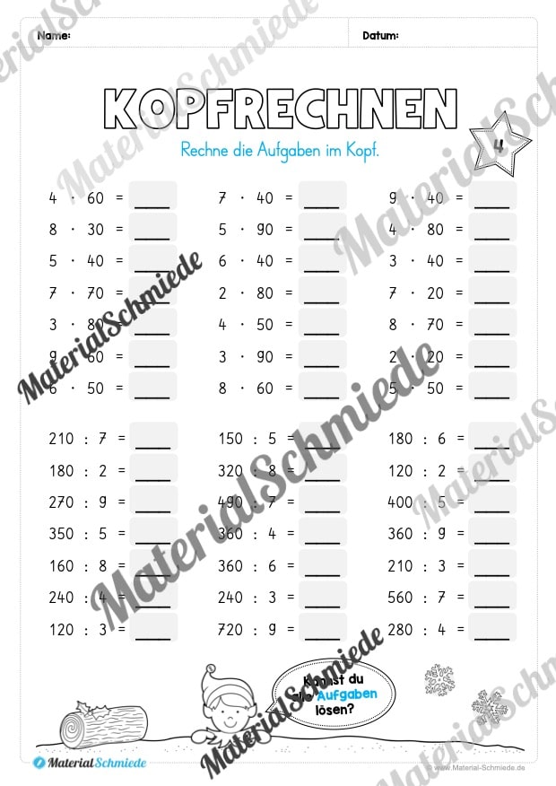 Materialpaket Weihnachten: 4. Klasse (Vorschau 05)