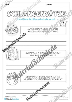 Materialpaket Weihnachten: 4. Klasse (Vorschau 09)