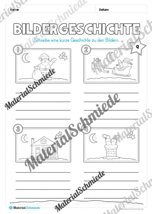 Materialpaket Weihnachten: 4. Klasse (Vorschau 10)