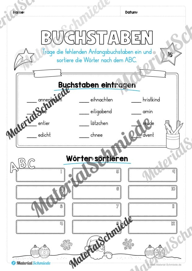 Materialpaket Weihnachten: 4. Klasse (Vorschau 17)