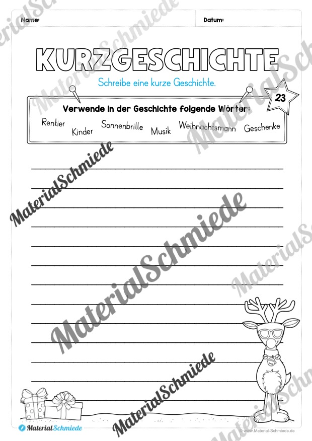 Materialpaket Weihnachten: 4. Klasse (Vorschau 24)