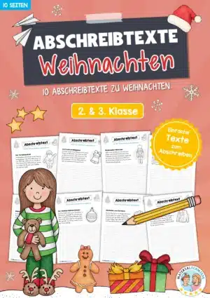 10 Abschreibtexte: Thema Weihnachten