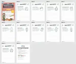 10 Abschreibtexte: Thema Weihnachten (Überblick)