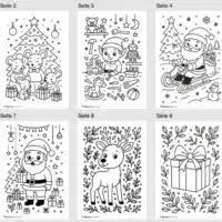 10 kostenlose Ausmalbilder zu Weihnachten (Überblick)