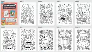 10 kostenlose Ausmalbilder zu Weihnachten (Überblick)