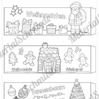 6 Bastelaufsteller zu Weihnachten (Seite 1)
