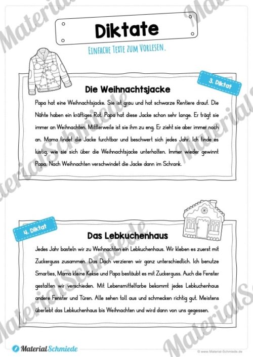 10 Diktate zu Weihnachten (Vorschau 02)