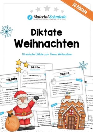 10 Diktate zu Weihnachten