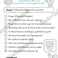 Leseübung Weihnachten: Ein Wort zu viel (Vorschau)