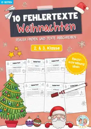10 Fehlertexte: Thema Weihnachten