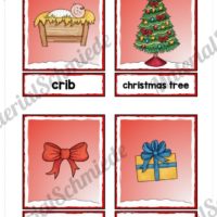24 Flash-Cards zu Weihnachten auf Englisch (Vorschau 02)