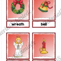 24 Flash-Cards zu Weihnachten auf Englisch (Vorschau 03)