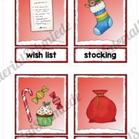 24 Flash-Cards zu Weihnachten auf Englisch (Vorschau 05)