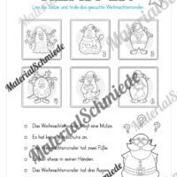 Kostenloser Adventskalender für die 2. & 3. Klasse (Arbeitsblatt 03)