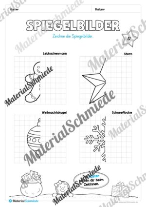 Kostenloser Adventskalender für die 2. & 3. Klasse (Arbeitsblatt 11)