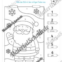 Kostenloser Adventskalender für die 2. & 3. Klasse (Arbeitsblatt 12)