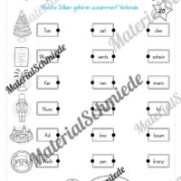 Kostenloser Adventskalender für die 2. & 3. Klasse (Arbeitsblatt 13)