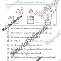 Kostenloser Adventskalender für die 2. & 3. Klasse (Arbeitsblatt 14)
