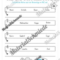 Kostenloser Adventskalender für die 2. & 3. Klasse (Arbeitsblatt 15)